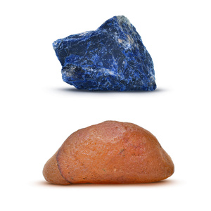 Természetes kövek, kristályok és füstölők készlete - ezotéria, jóga, meditáció