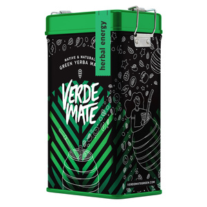 Yerbera – Fém doboz + Verde Mate Green Herbal Energy 0,5 kg