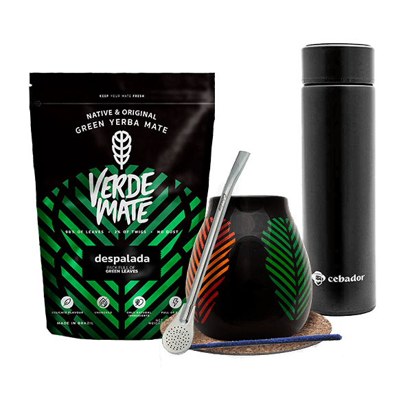 Yerba Verde Mate zöld 500g termosz tök készlet