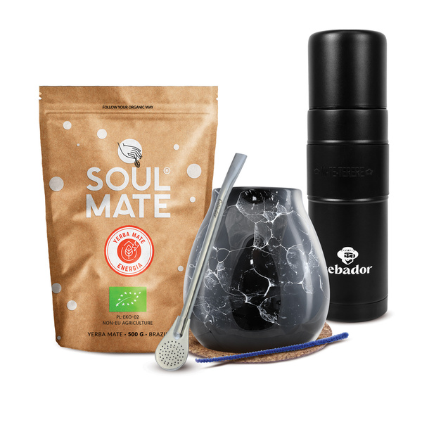 Yerba Mate készlet Soul Mate 500g 0,5kg Yerbomos XL + Mate Tök + Bombilla