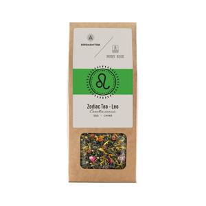 Aromantra x Mary Rose – Állatövi tea – Oroszlán (zöld tea) 50 g
