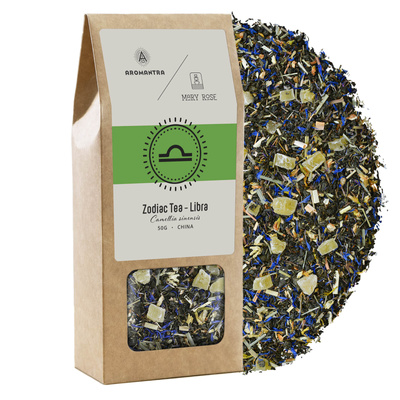 Aromantra x Mary Rose – Állatövi tea – Mérleg (zöld tea) 50 g