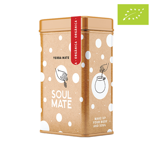 Yerbera – Fém doboz + Soul Mate Orgánica Elaborada 0,5 kg