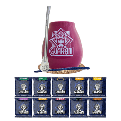 Yerba Mate készlet 10x50g Mate Tökre + Bombilla