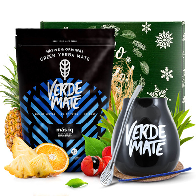 Ajándékkészlet Yerba Verde Mate Mas IQ 0,5kg