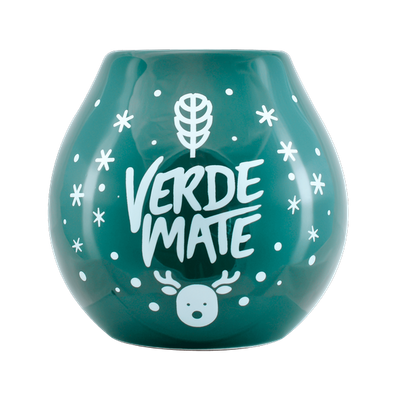 kerámia kalácsa Verde Mate logóval - Winter Time 350ml