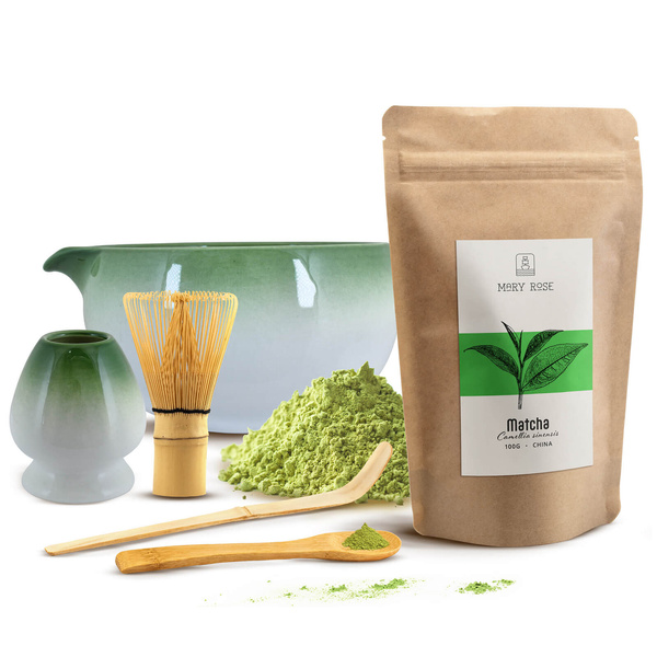 Matcha tea főzőkészlet: matcha 100g + kiegészítők