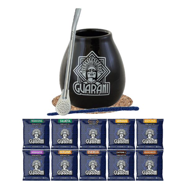 Yerba Mate készlet 10x50g Mate Tökre + Bombilla