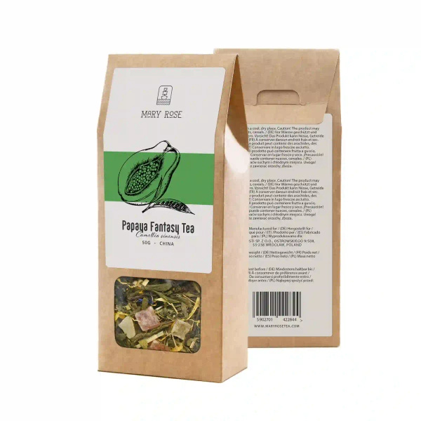 Mary Rose - Papaya Fantasy Zöld Tea - 50g