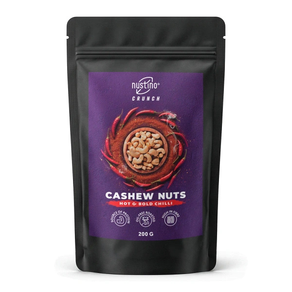 Nustino Crunch – Pörkölt kesudió – Hot & Bold Chilli 200 g