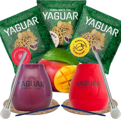 Yerba Mate készlet pároknak Yaguar Fruit