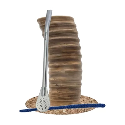 Állítsa be Gourd Felipe a yerba mate-hez